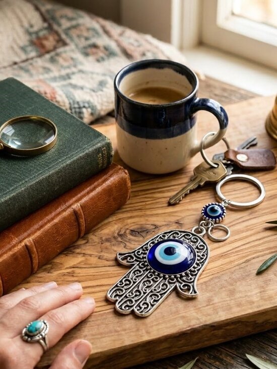 Accessories - Hamsa & Evil Eye Protection Keychain ✨